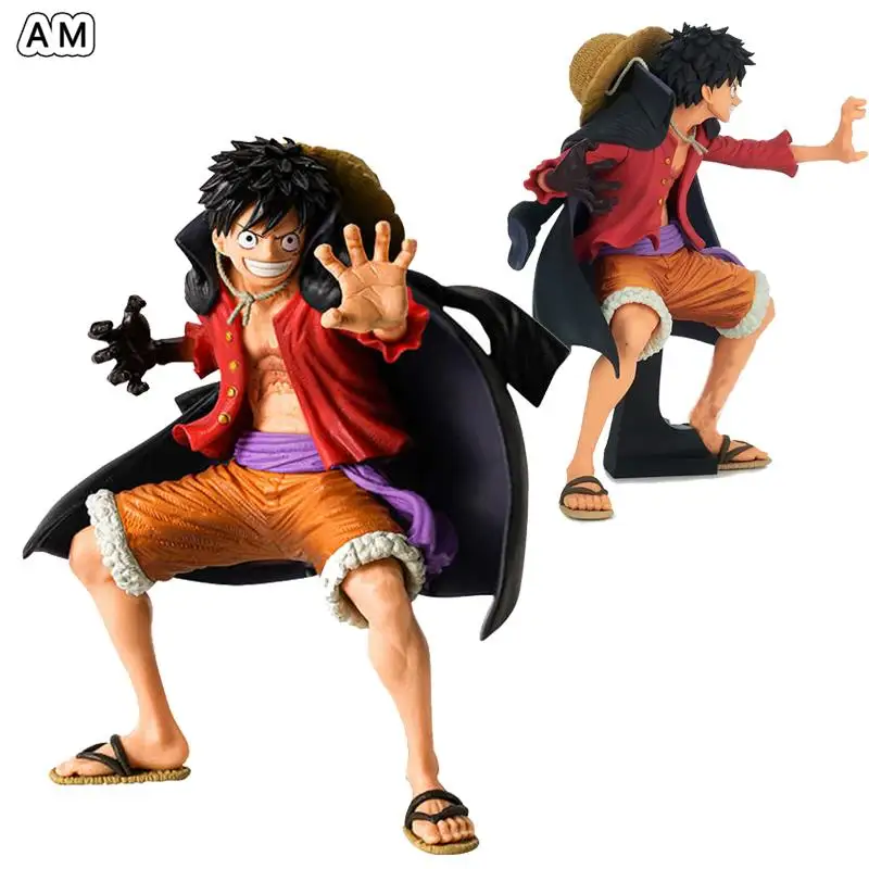 

20cm Anime One Piece Action Figure Monkey D Luffy Ghost Island Battle Suit Wano Country PVC Collectible Model Toy Kid Gift