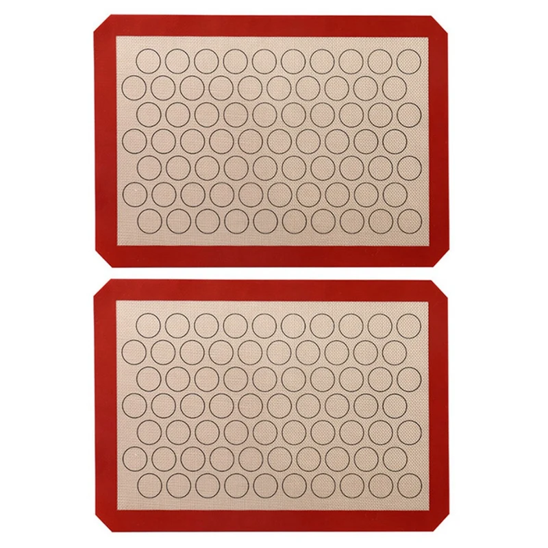 Силиконовый коврик для выпечки макарон 2 шт. — формы изготовления макаронных