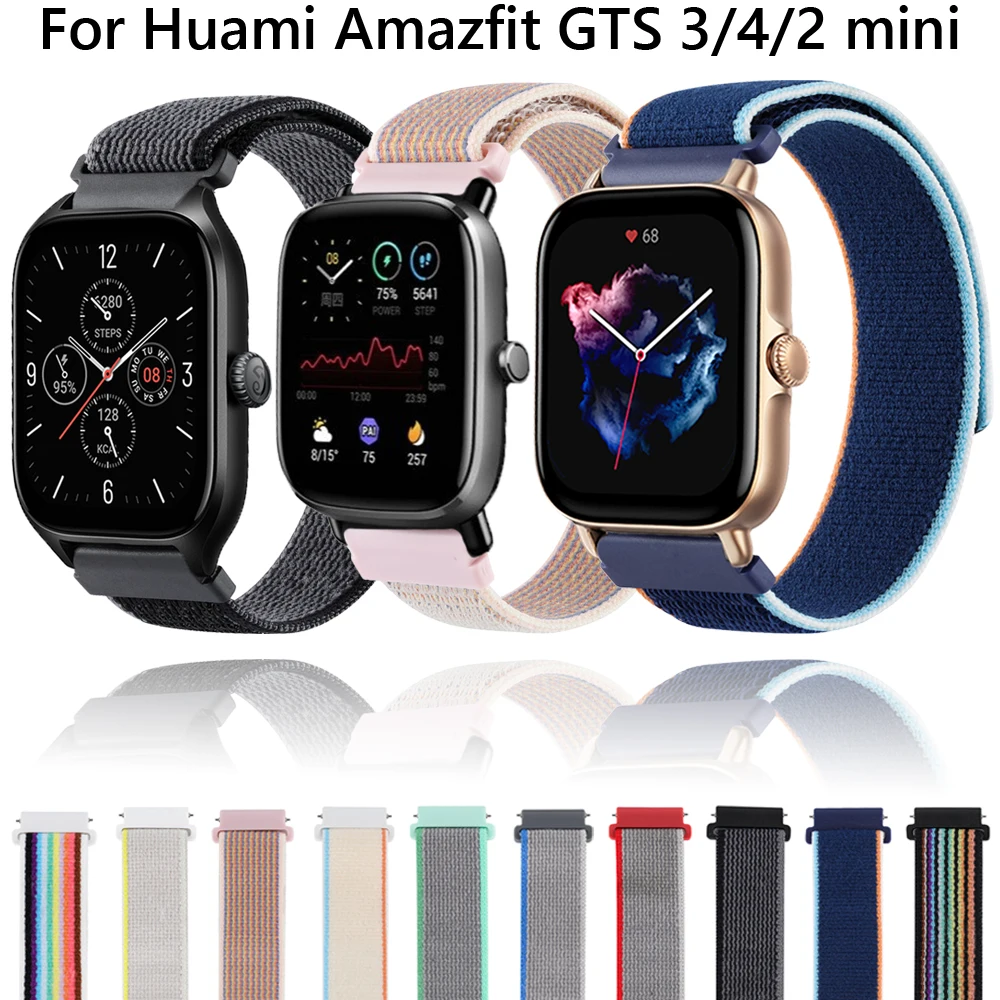 

20mm Silicone Strap Correa For Xiaomi Huami Amazfit GTS 3 4 2 2e Smart Wristband Amazfit GTR 42mm GTS2 4 Mini Bip U Pro Bracelet
