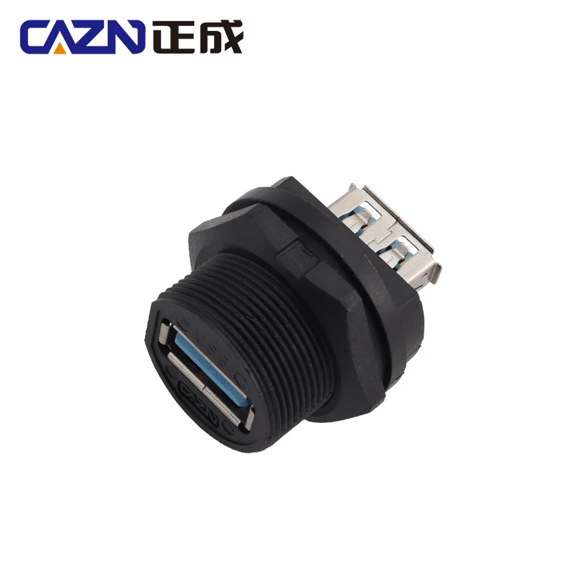 

CAZN водонепроницаемый IP67 IP68 USB 3,0 розетка с резьбой