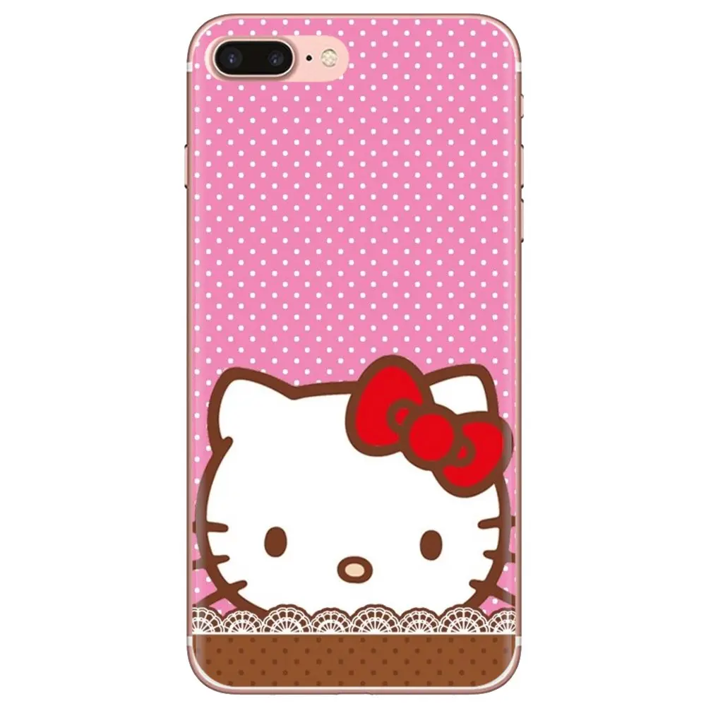 Силиконовый чехол Hello Kitty для Samsung Galaxy Note 3 4 5 8 9 S3 S4 S5 Mini S6 S7 Edge S8 S9 S10 Plus |