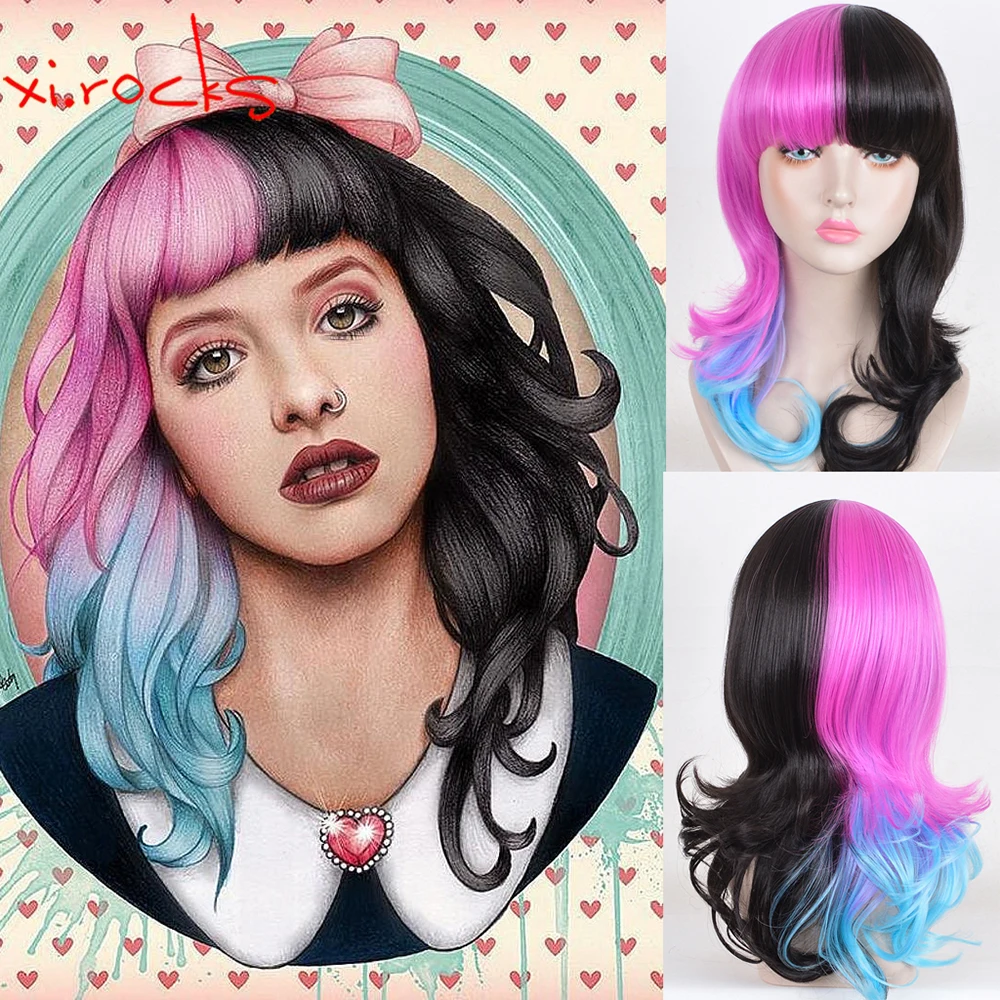 Ful For Short Wavy Ombre Synthetic High Temperature Fiber Hair Cosplay Wig