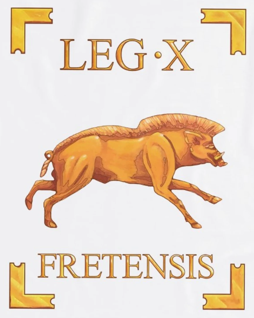 Legio X Fretensis Vexillum 10st Roman Legion Boar Symbol пуловер с капюшоном новая удобная повседневная