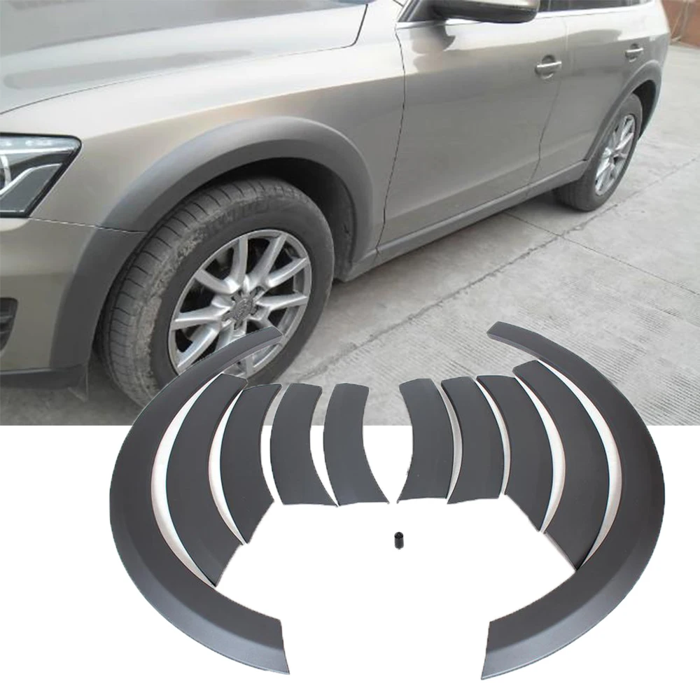 

PU Wheel Arch Fender For Audi Q5 Standard Bumper 2009-2013 Car Fender Wheel Modling Trims Wheel Protector PP Wheel Arch Eyebrow