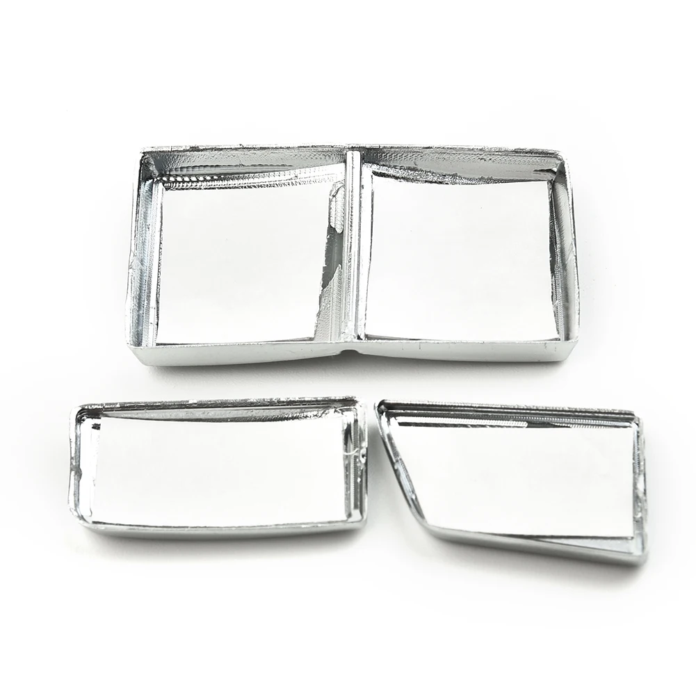 

Durable New Buttons Decorative Cover Plastic ABS Accessories Chrome Easy To Paste For BMW 5 Series F10 F07 F18