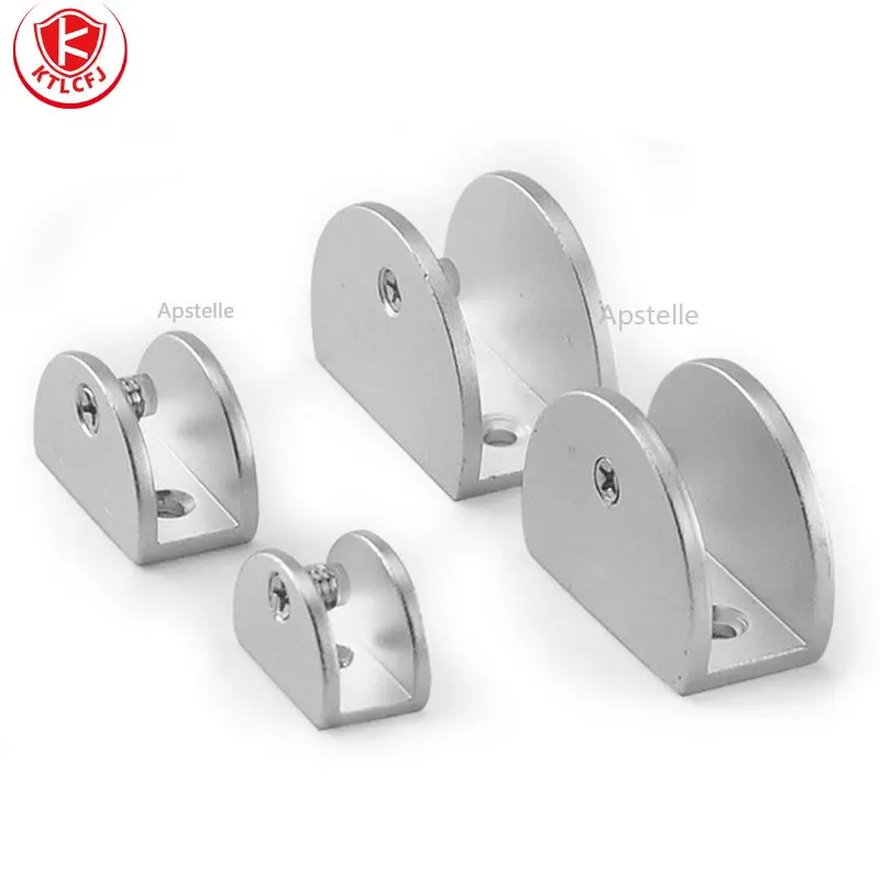 4 шт. регулируемые зажимы для стеклянной полки 5-15 мм