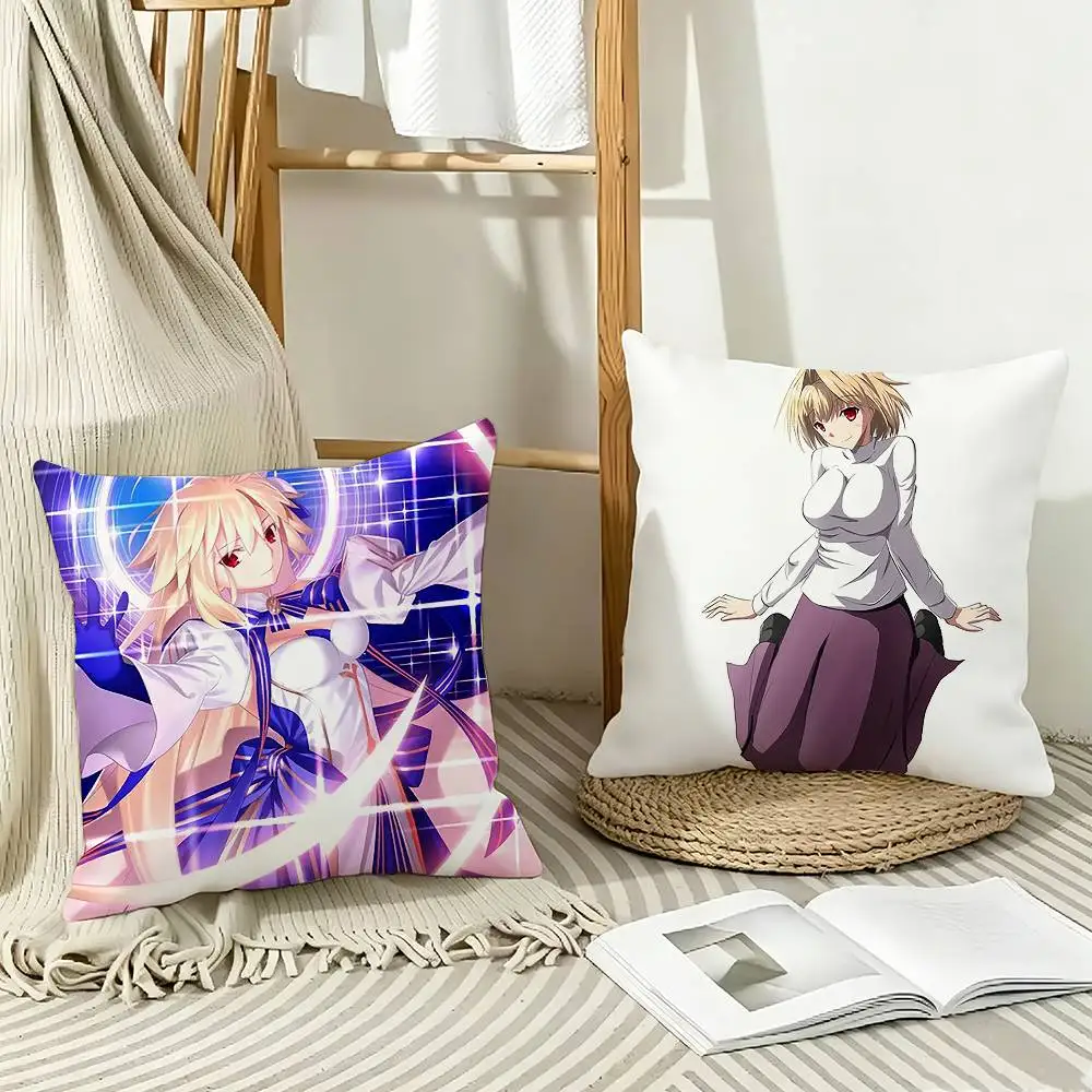 Фото Наволочка с принтом персонажа аниме Tsukihime A-Arcueid Hisui Kohaku, наволочка с рисунком для гостиной, наволочка для дивана, чехол для подушки №2