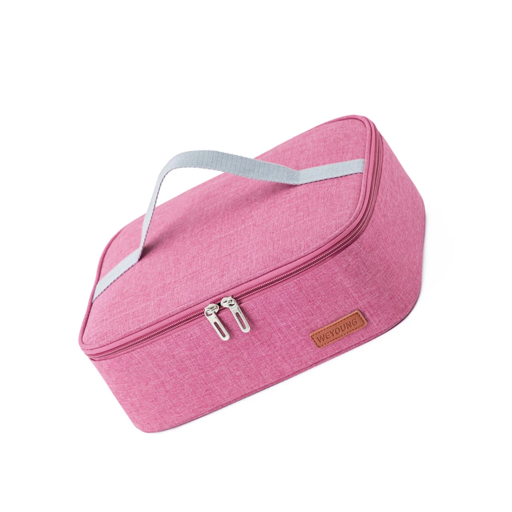 

Сумка для ланча 300D из ткани Оксфорд, термоконтейнер большой емкости для хранения, внутренний алюминиевый фольга, прямоугольный Органайзер