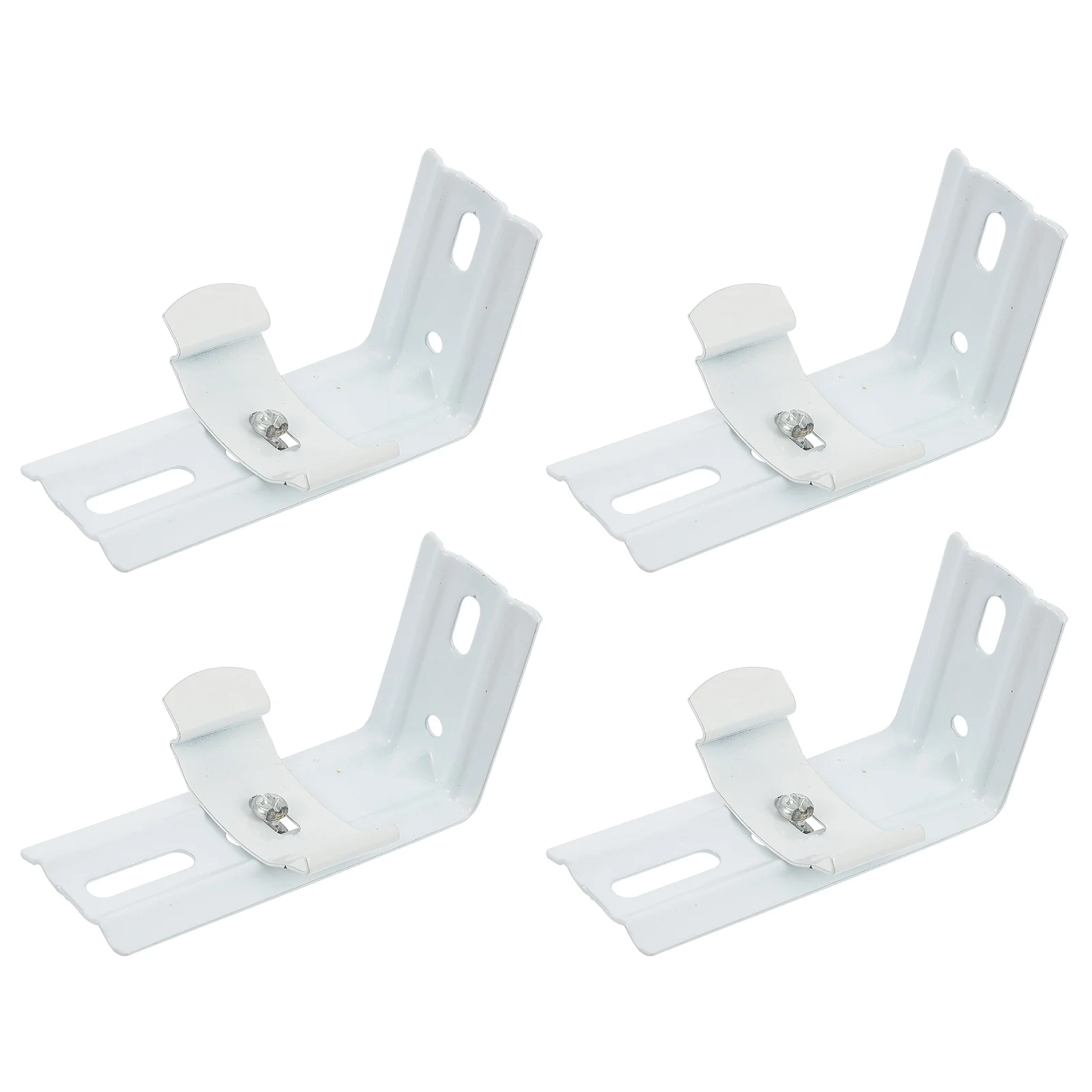 

4Pcs Iron Practical Curtain Brackets Curtain Side-mounted Brackets for Home