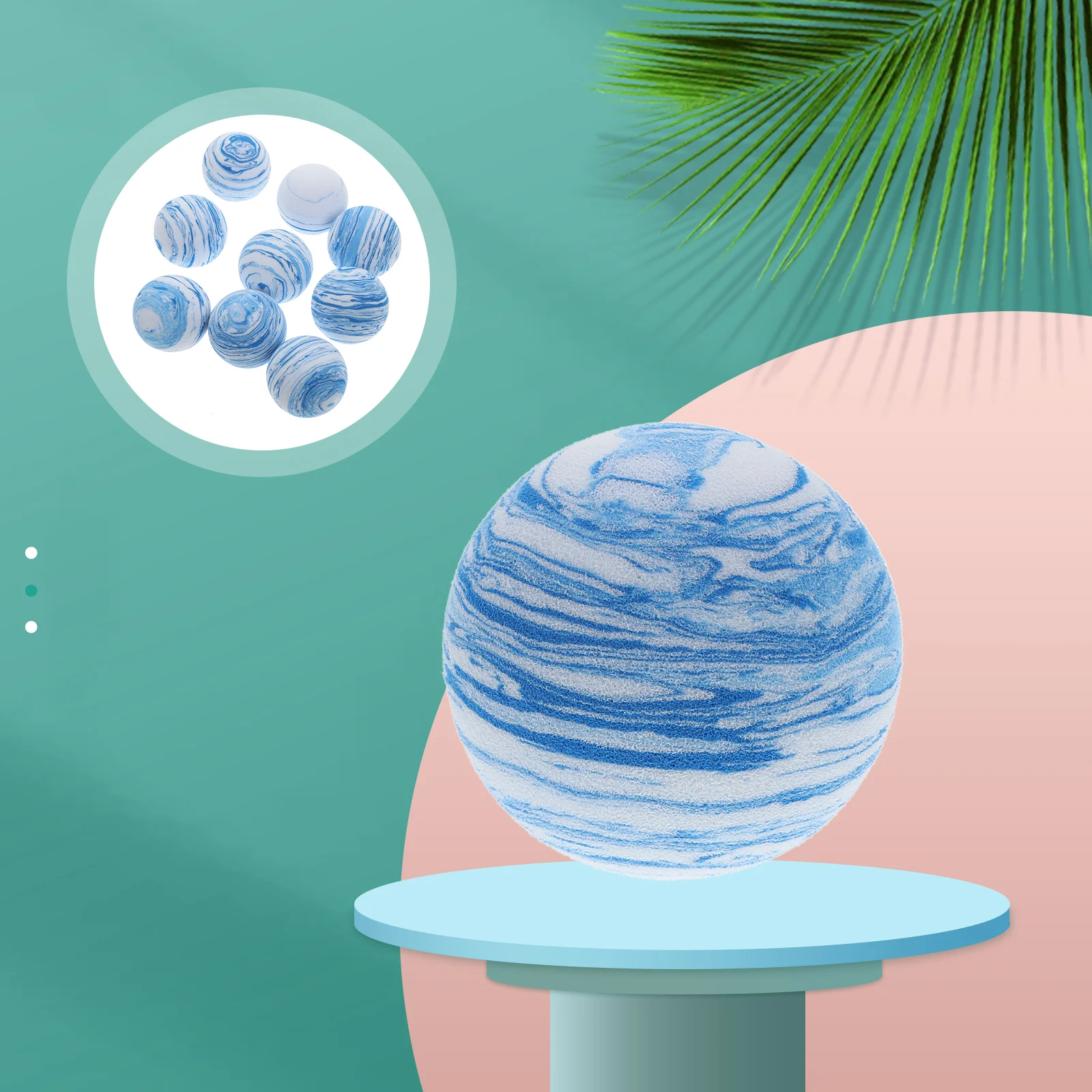 

9 шт. цветные шарики из пенопласта, надувные игрушки, спортивные шарики из пенопласта, земляные оттенки, маленькие прыгающие шарики, Детские ...