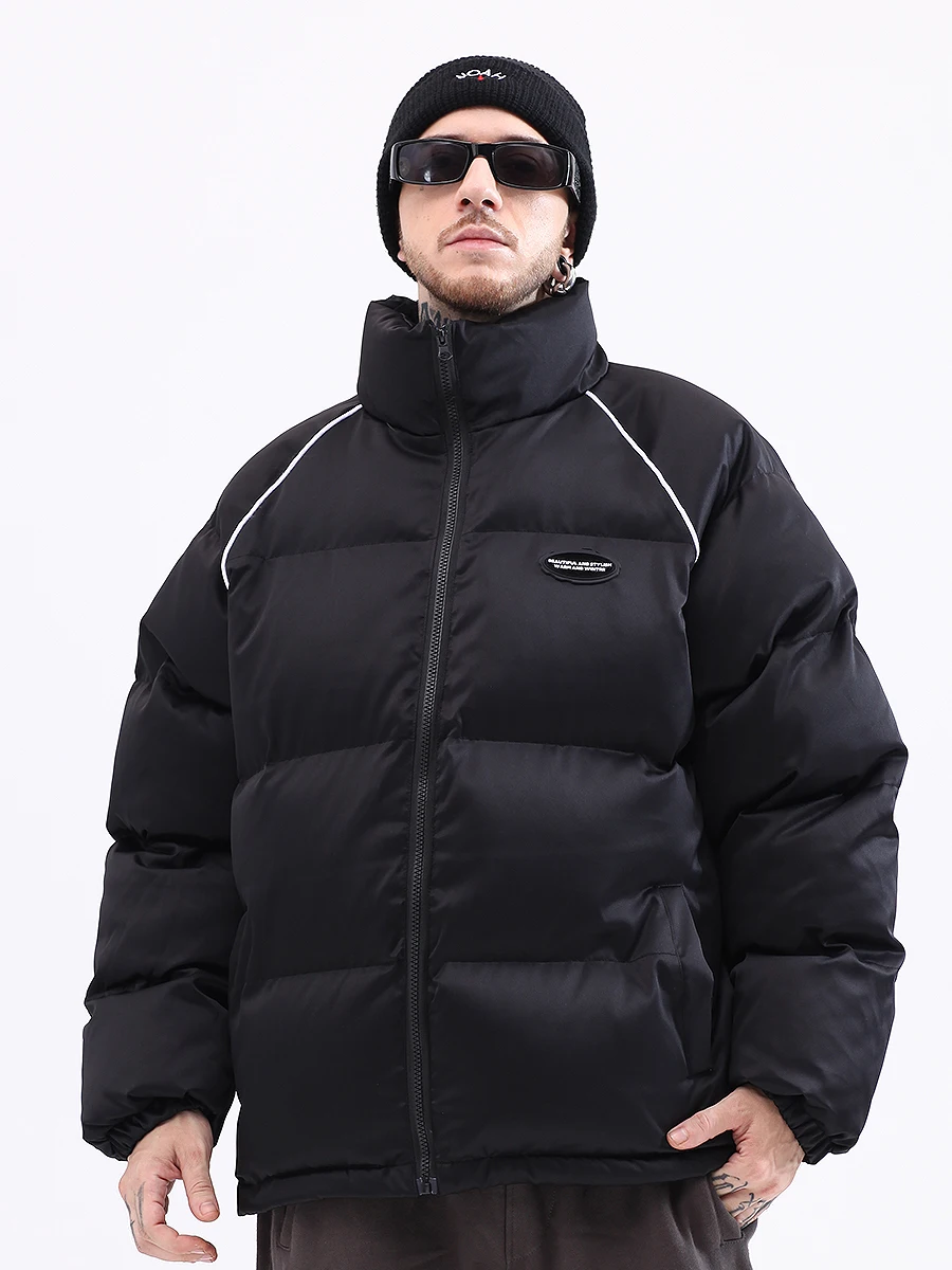 Vintage unisex puffer jacket 2022 Autumn And Winter street wear parkas winter snow jacket men harajuku coats men