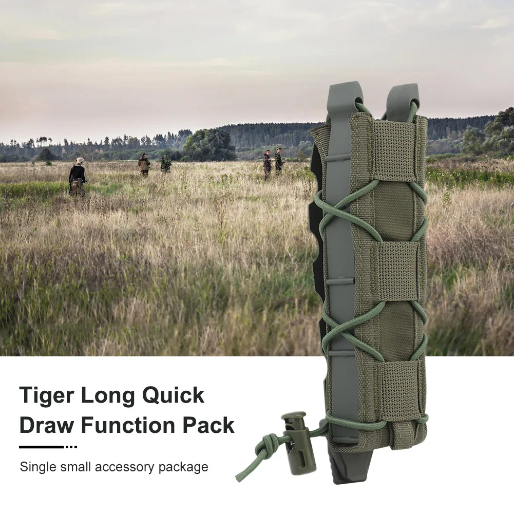 

Molle Pouch Multipurpose Molle Flashlight Pouch Quick Pull Hunting Equipment Fits for MP5/MP7 Airsoft Accessories