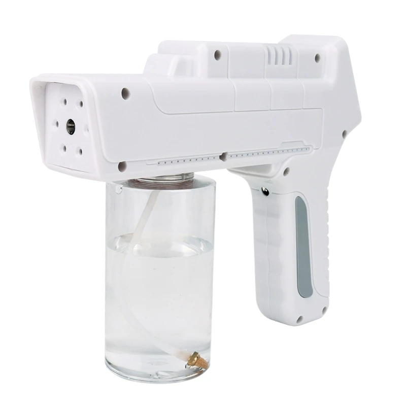 

Handheld Electric Fogger Sprayer, 350Ml Cordless Purifies Sprayer Machine, Rechargeable Nano Blue Disinfection