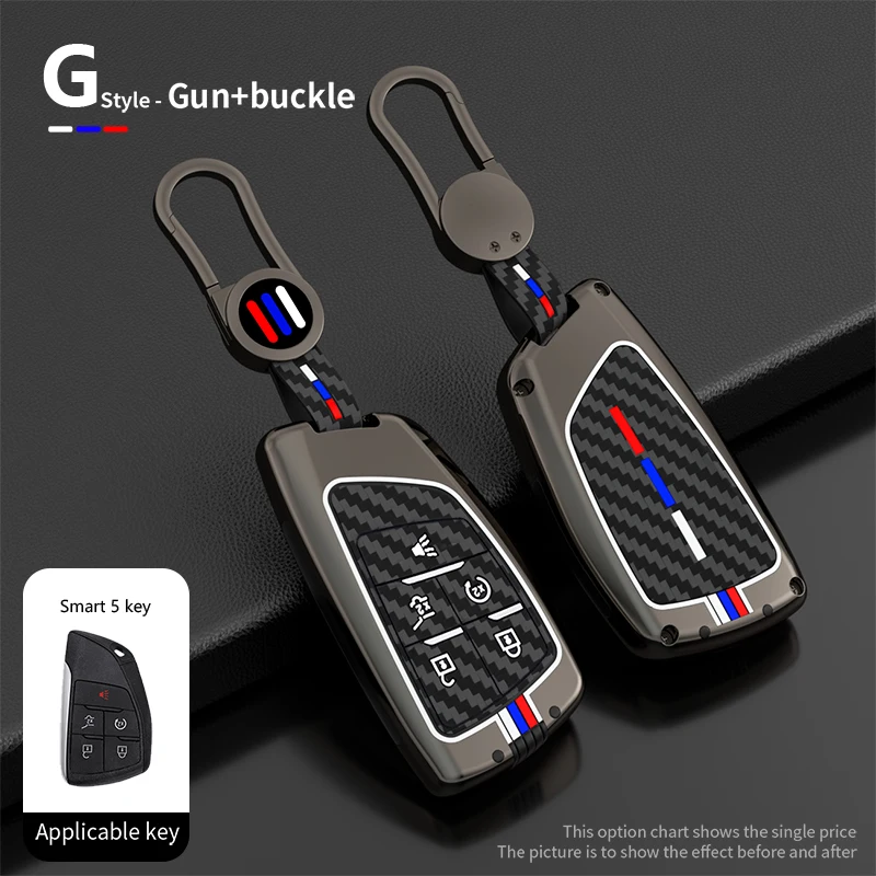 

Car Remote Key Cover Case Key Shell For Buick 2020 model Angkewei s Car key case buckle keychain Car Styling accessories