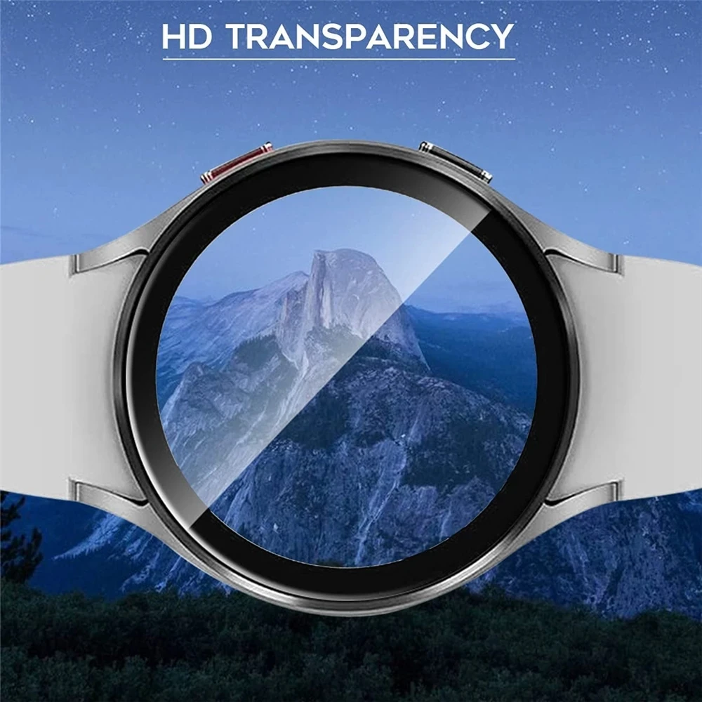 1 4pcs 9h tempered glass screen protectors for samsung galaxy watch 4 4044mm classic 4246mm watch 4 glass protecor anti scrach free global shipping