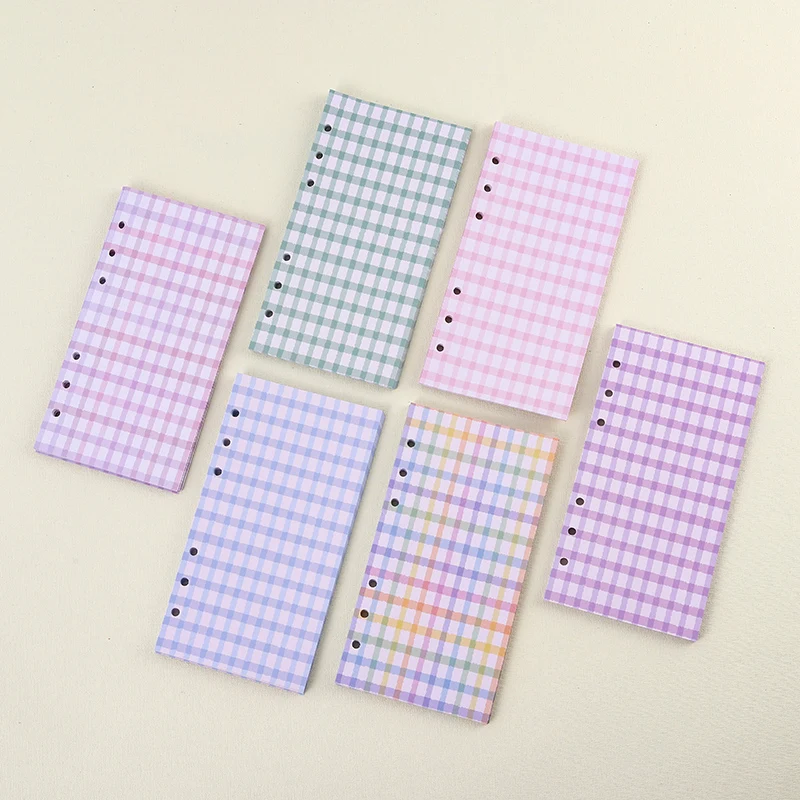 

Lovely A6 Loose Leaf Notebook Refill Spiral Binder Index Inside Page Monthly Weekly To Do List Paper Stationery