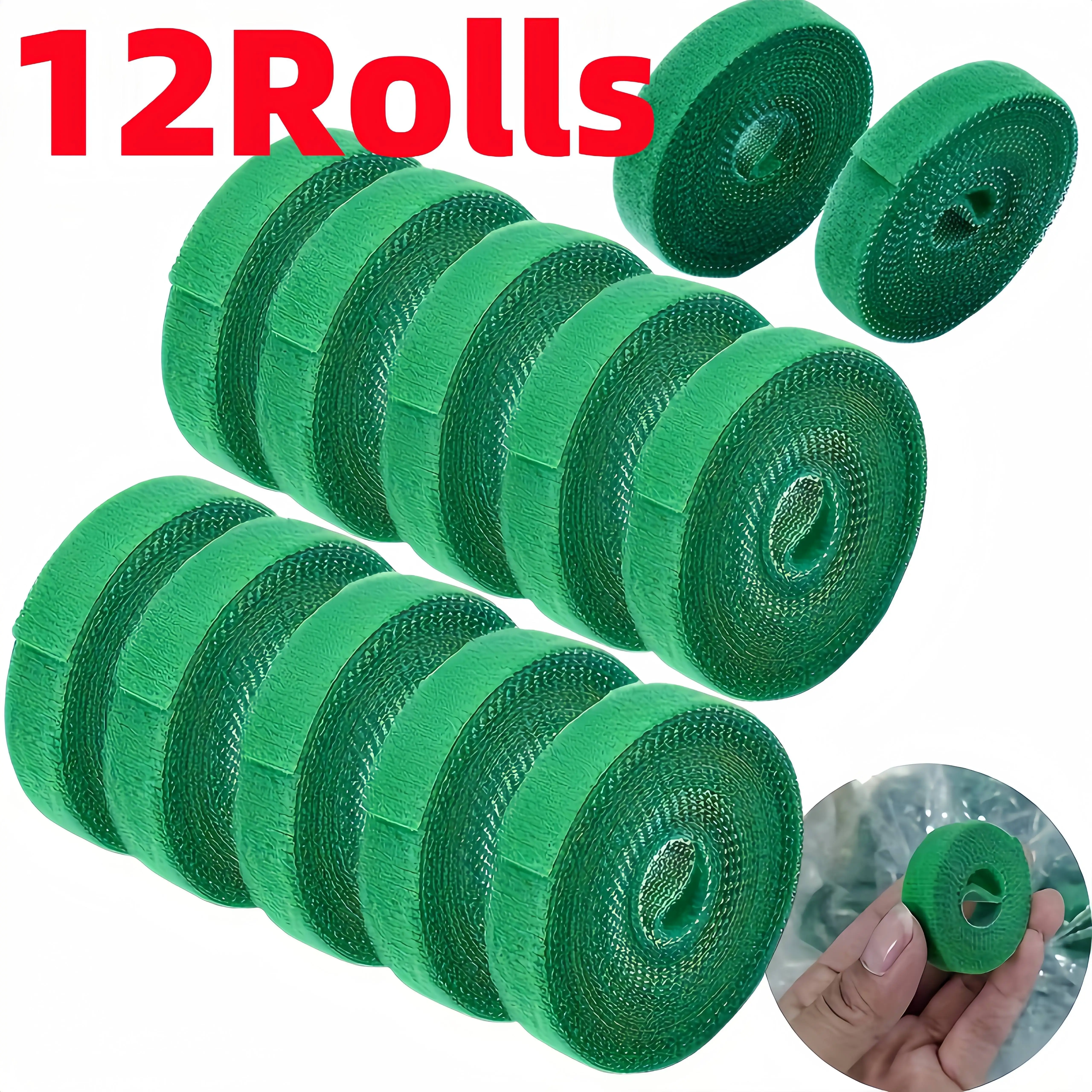 

Многоразовые ленты для поддержки растений, зелёные, нейлоновые