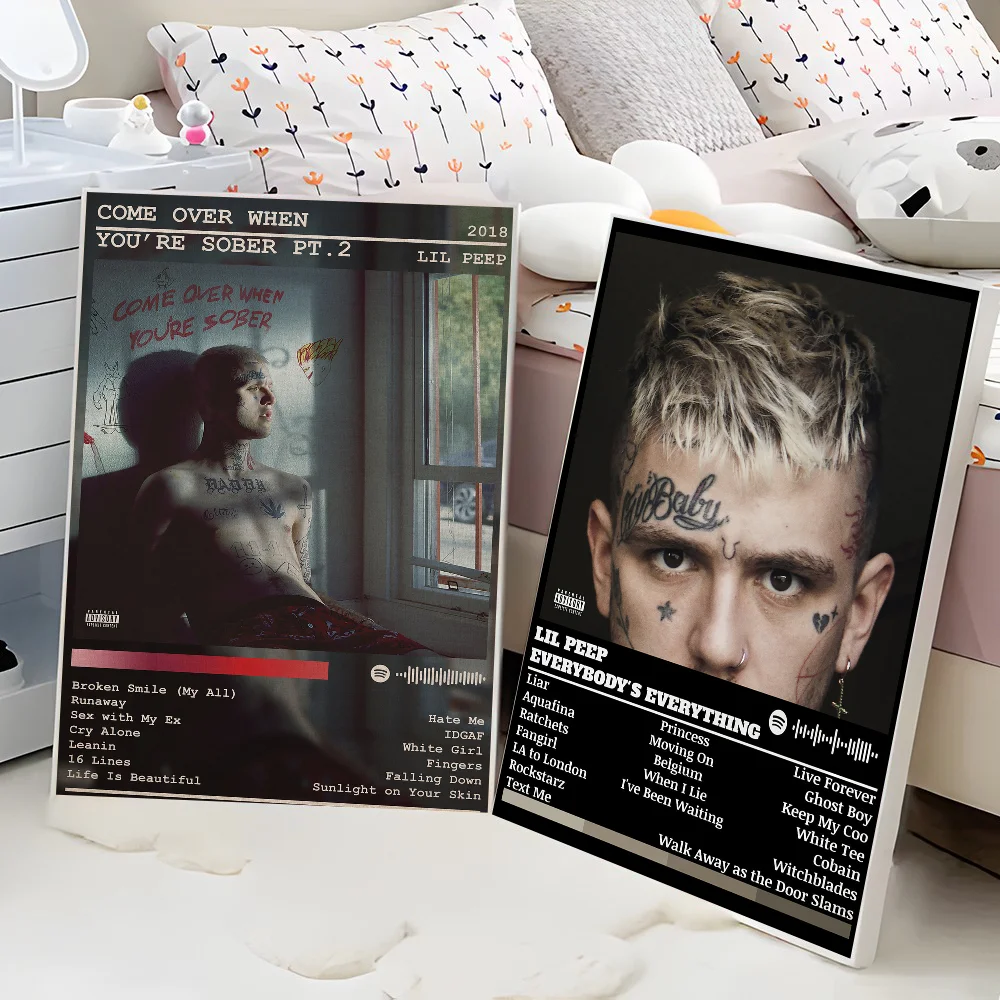 L-Lil P-Peep Горячая певица плакат наклейки художественные настенные фрески Декор