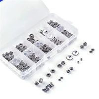 300pcs silver loose spacer beads silver round metal beads for friendship bracelets jewelry making necklaces