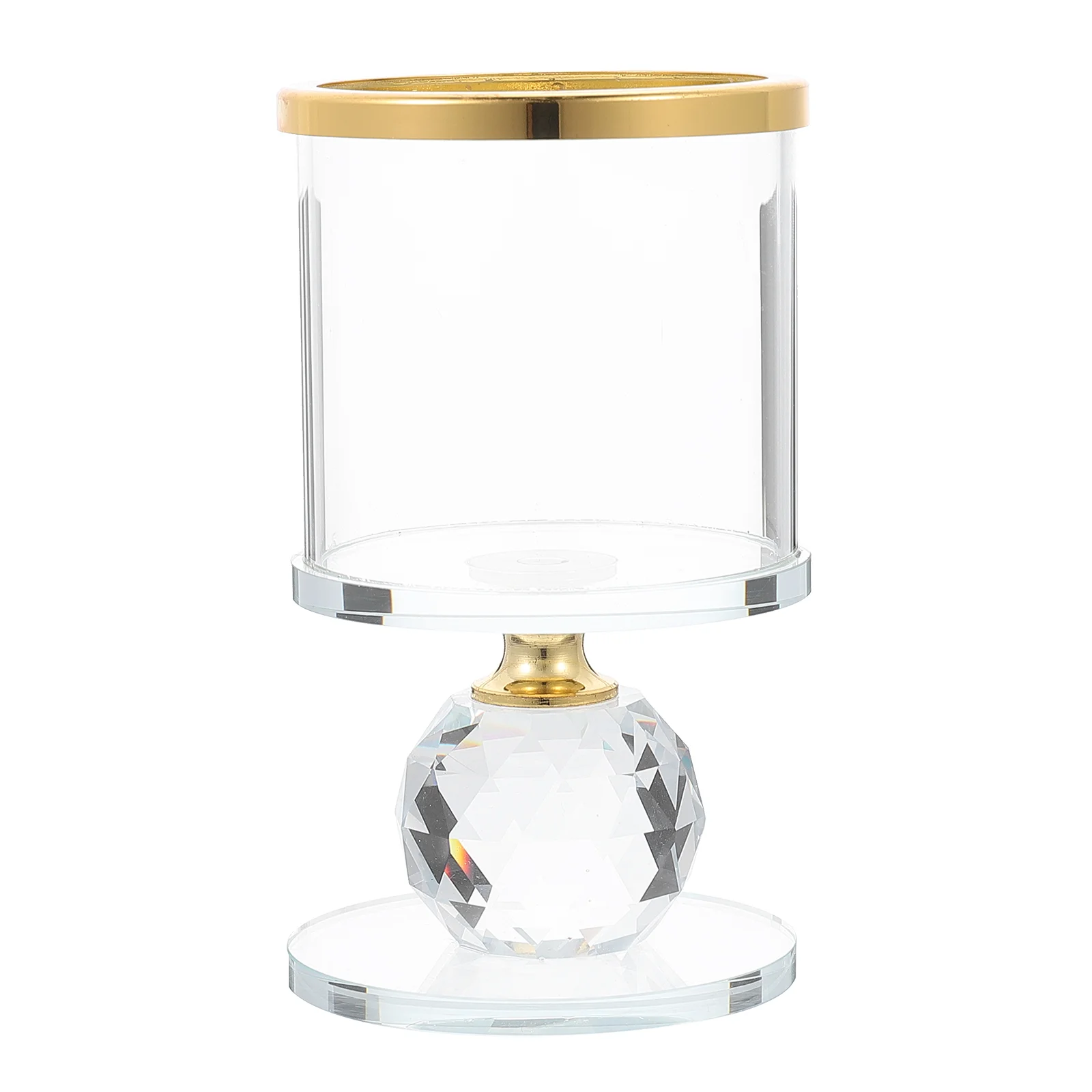 

Holder Glass Clear Holders Table Pillar Cups Votive Stand Cup Tealight Candleholders Candlestick Centerpiece Crystal Decor Wax
