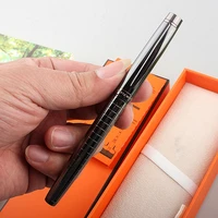 high end metallic grey plaid 0 5mm nib fountain pen school pens stationary office supplies