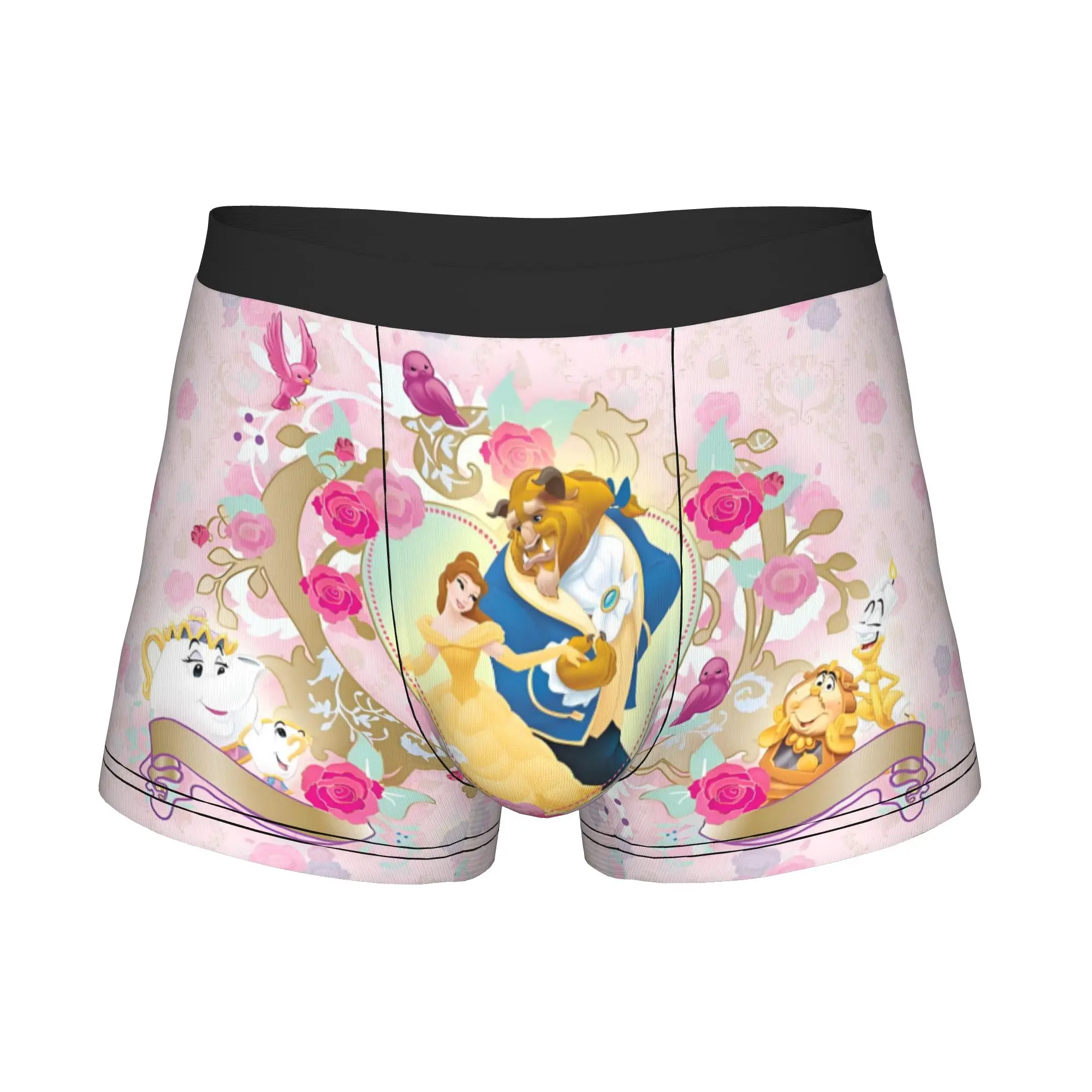 Фото Мужские трусы-боксеры Custom Beauty Anime And The Beast, эластичные трусы-шорты, мягкие трусы для мужчин №3