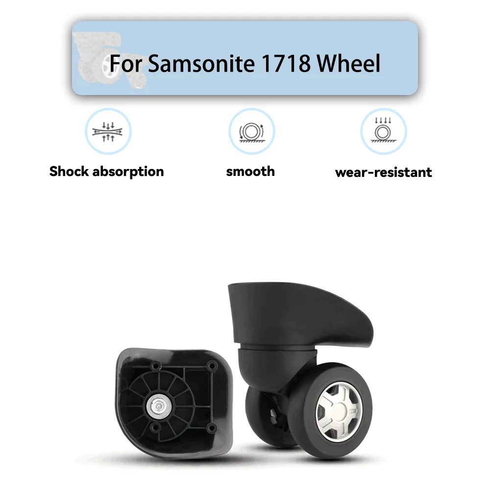 Для Samsonite 1718 универсальное колесо черный сменный чемодан вращающийся бесшумный