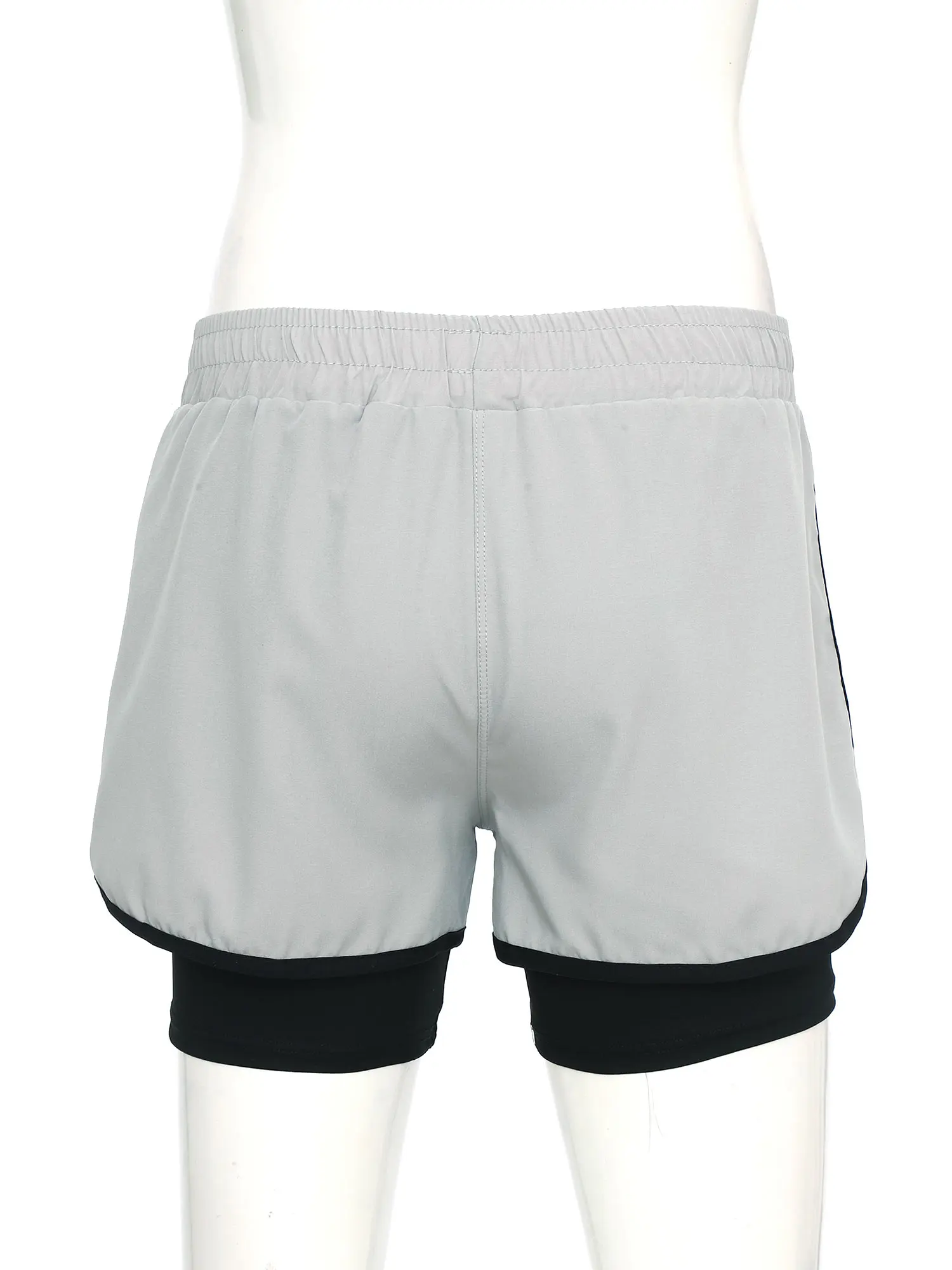 Мужские плавки с компрессионной подкладкой дышащие быстросохнущие шорты для