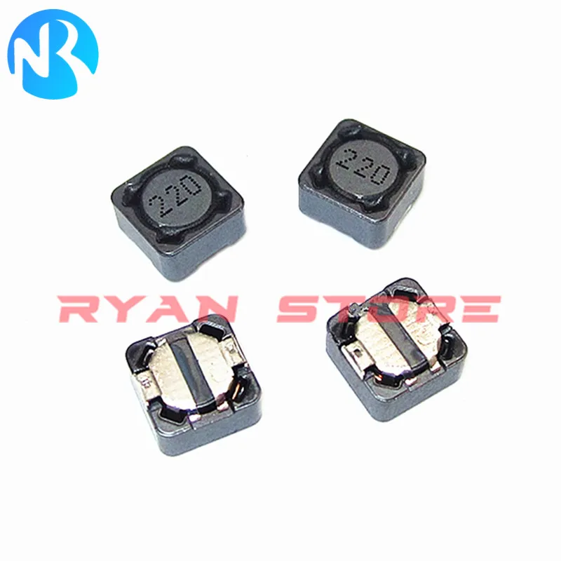 Фото 50 шт. CD73R SMD силовая индуктивность, провод с обмоткой, экранированный индуктор CDRH74R 2,2/3,3/4,7/6,8/10/22/33/47/68/100/150/470UH 7*7*4 мм №3