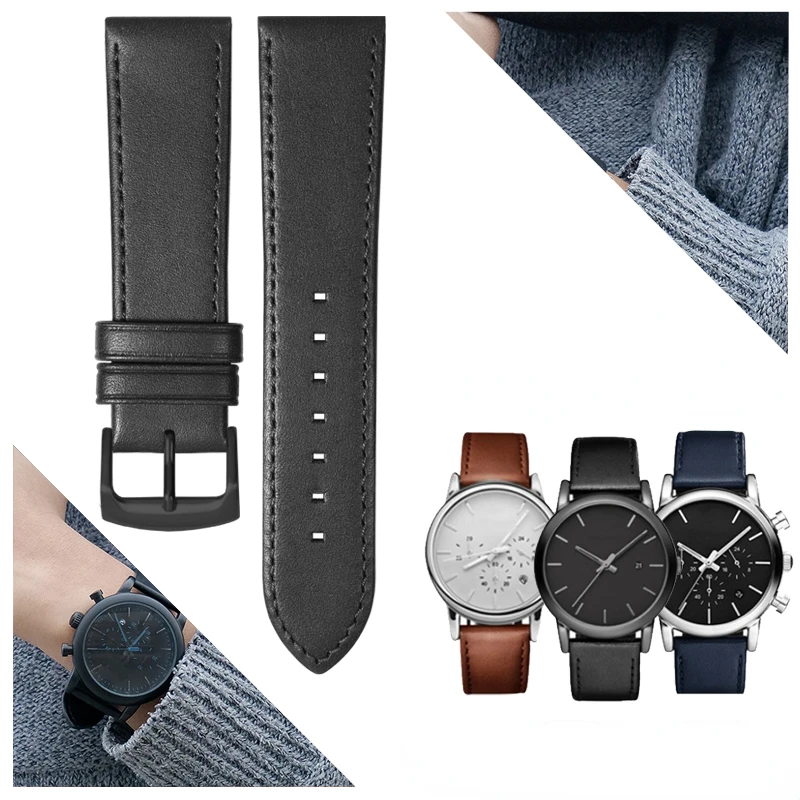 

Ремешок из натуральной кожи для мужских часов Armani Ar1694 1732 1733 Ax2098, мягкий удобный ремешок для часов, аксессуары для наручных часов 20 мм 22 мм