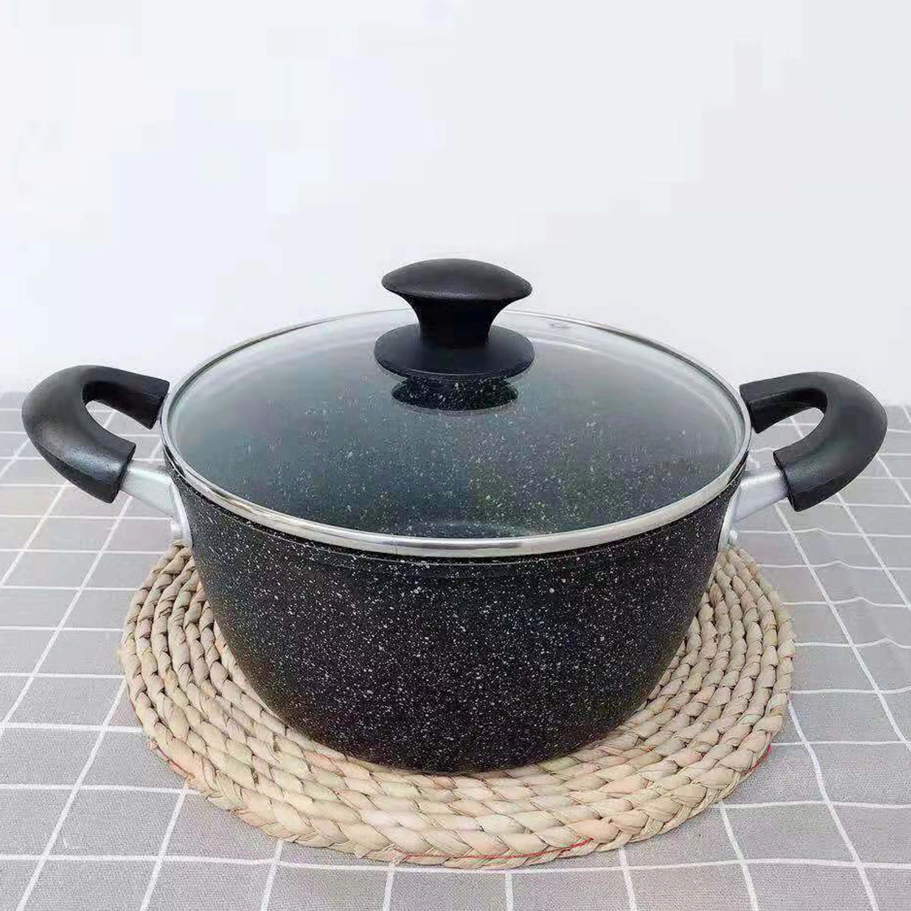 Японская суповая кастрюля с двойными ушками, утолщенная антипригарная Кастрюля Maifanitum для домашнего кипячения, вспомогательная газовая Индукционная посуда