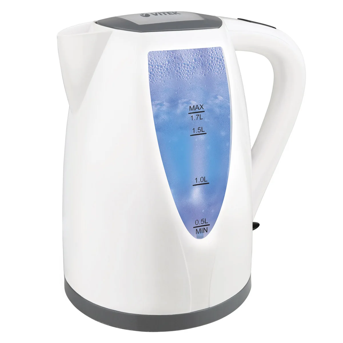 Чайник электрический Vitek VT-7014W (Мощность 2200 Вт корпус из пластика 1.7 л подсветка