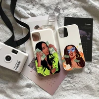 africa girls black women art phone case candy color for iphone 6 7 8 11 12 13 s mini pro x xs xr max plus