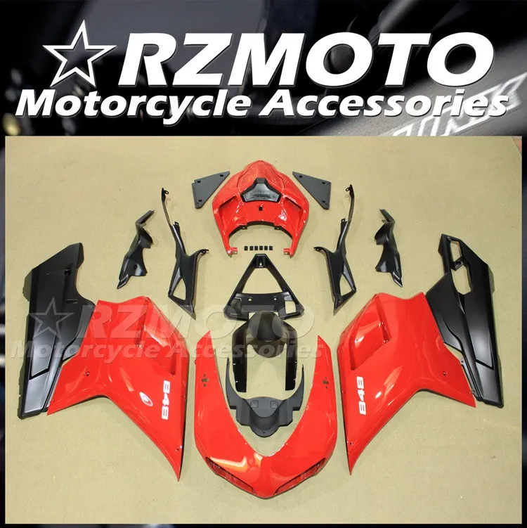

Injection Mold New ABS Fairings Kit Fit for Ducati 848 1098 1198 Evo 2007 2008 2009 2010 2011 2012 Bodywork Set Red Black Matte