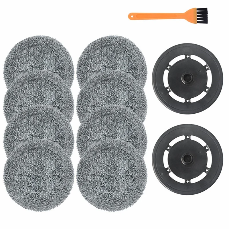 

11Pcs Mop Cloth Bracket Spare Parts For ECOVACS DEEBOT X1 Robotic Vacuum Cleaner Washable Mop Pads Mop Rags