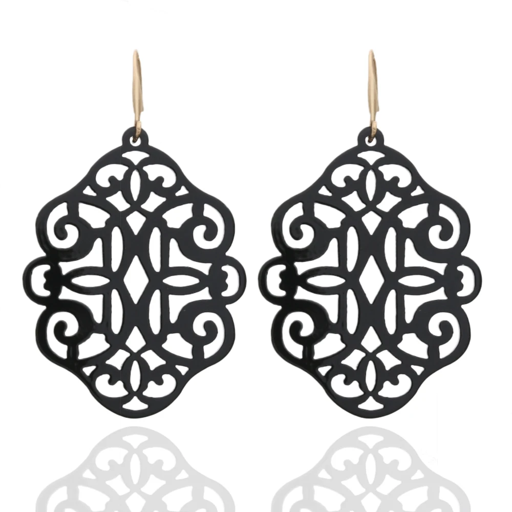 Новые ажурные серьги NeeFu WoFu в форме капли, очаровательные классические большие женские серьги из смолы, большая Пасхальная серьга, подарок, бесплатная доставка