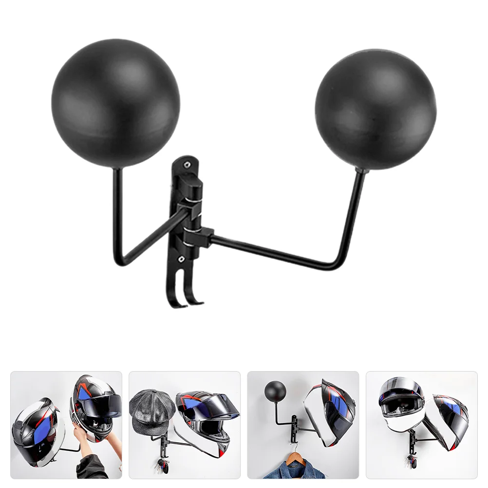 

Wall Mounted Hooks Cap Rack Hat Holder Display Stand Metal Storage Racks Hanger Aluminum Shop