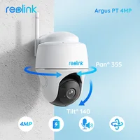 Reolink IP Surveillance wifi Camera Argus PT 4MP Battery WiFi Wireless Pan&Tilt CCTV Camera for Indoor Outdoor Security cam
