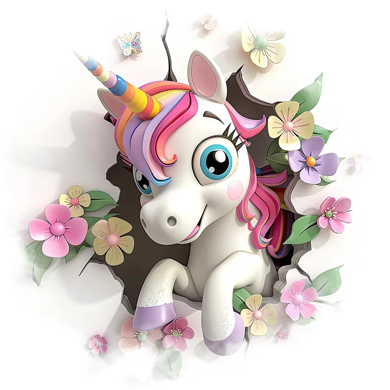 

Набор наклеек с единорогами