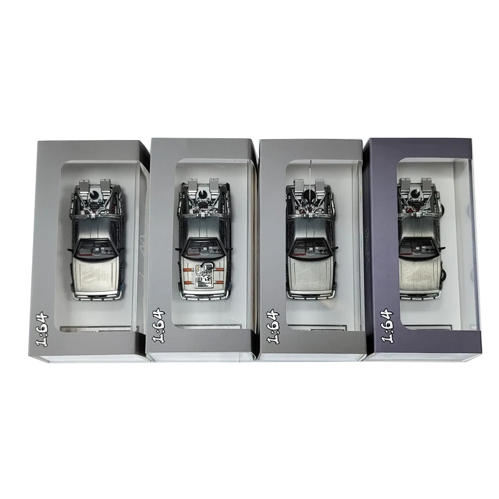 1:64 Литая модель автомобиля из сплава Назад в будущее