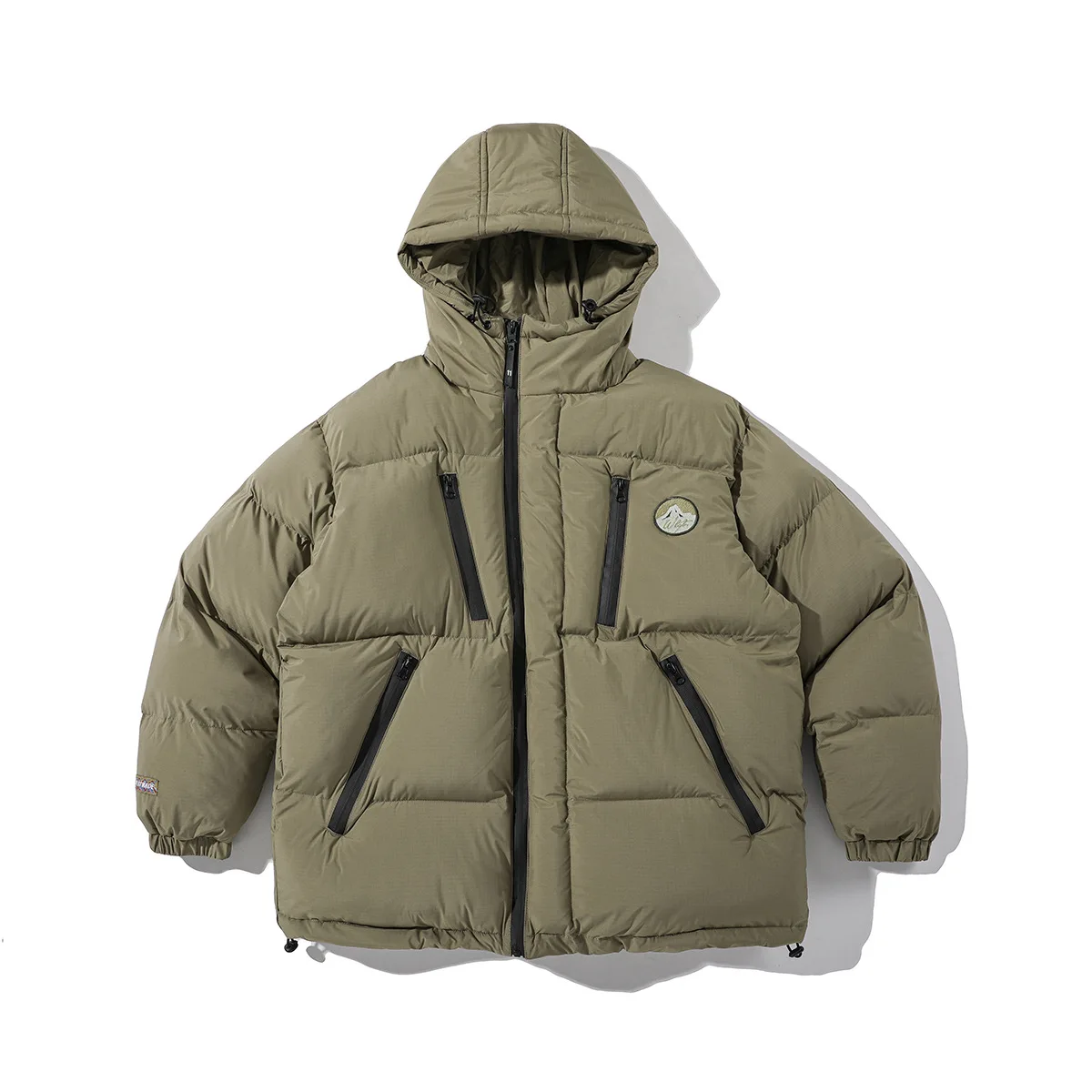 

Varsity Jacket Hooded Cotton Padded Jacket Streetwear Large Size Windbreaker Men's Clothing Women Clothes Coat Traf