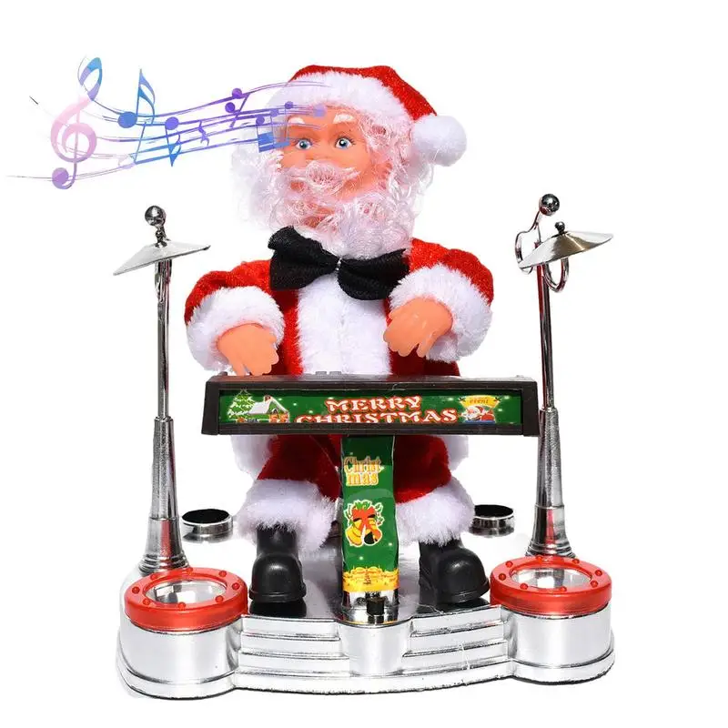 

Электрическая игрушка Санта-Клаус, анимированные рождественские игрушки, Рождественская музыкальная группа, куклы, игрушки для детей, малы...