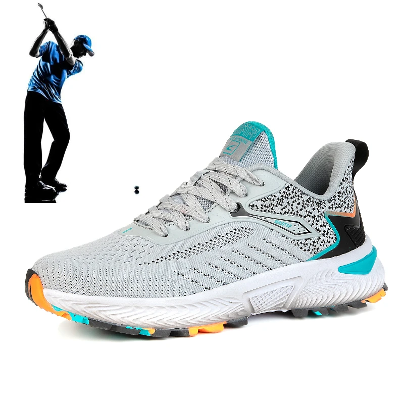 Brand New Golf Shoes Men's Fitness Running Sneakers Outdoor Grass Golf Sneakers Luxury Walking Shoes Men's Golf Shoes
