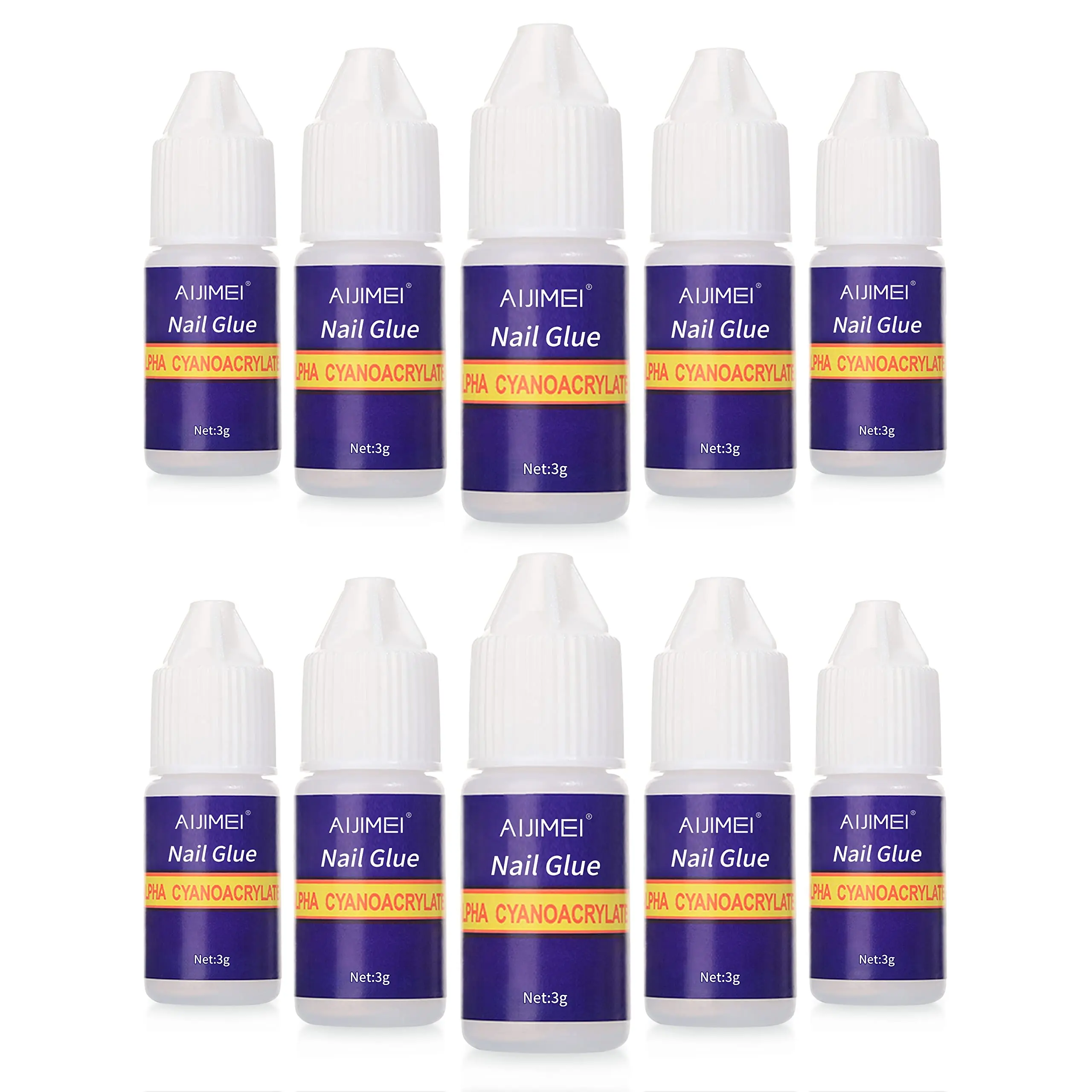 

Nail Glue Nail Glue for Press On Nails Nail Glue Gel Strong Nail Glue for Acrylic Nails Nail Glue Brush On