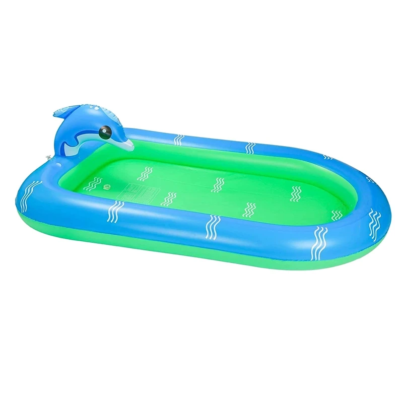 

FBIL-Splash Pad For Kids Toddlers Dolphin Inflatable Pools Swimming Pools Above Ground Backyard Garden Summer Water Party