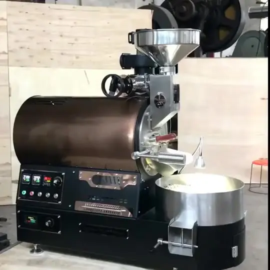 

Fully Automatic LPG gas 12kg coffee roaster commercial antique cocoa bean roasting machine