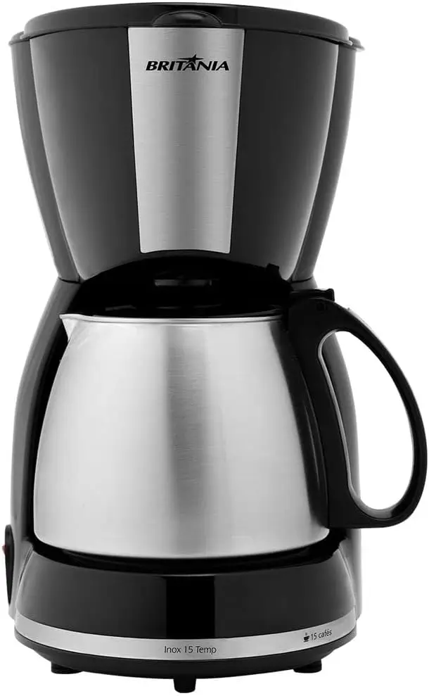 

Cafeteira, Temp, 15 xicaras, Preto, 110V,