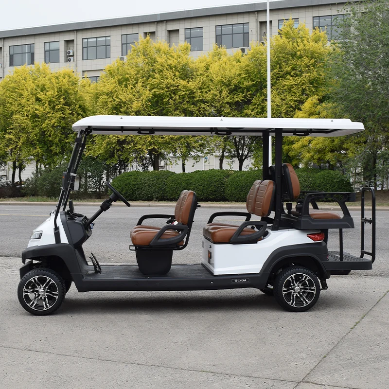 Фото Новый 6-местный электрический 4-колесный гольф-карт Club Car в продаже. Доступен 6-местный гольф-кар. №5