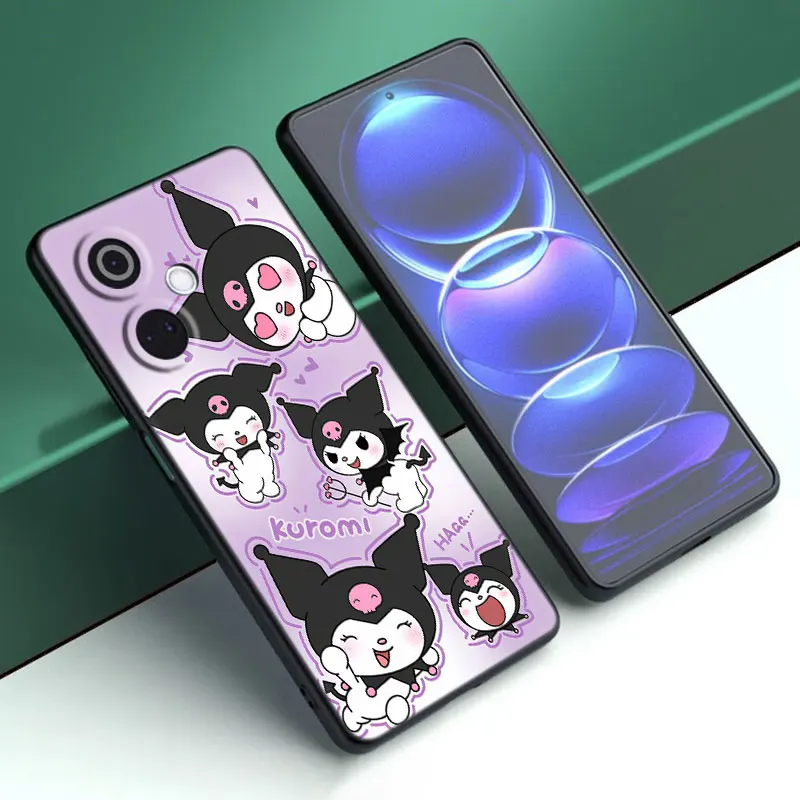 Чехол с рисунком Sanrio Kuromi My Melody черный женский чехол для OnePlus Nord CE3 Lite 3 12 11 2T N30 CE2 N300