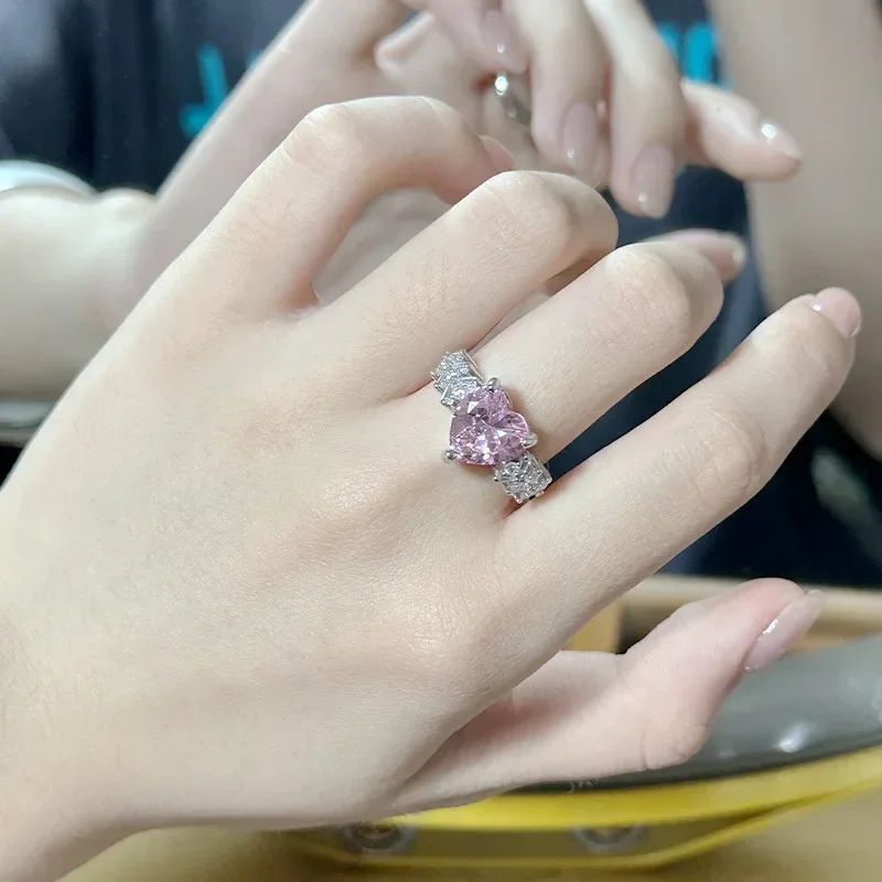 Высокое качество роскошное кольцо для любви в стиле MDL JMoissanite позолоченное